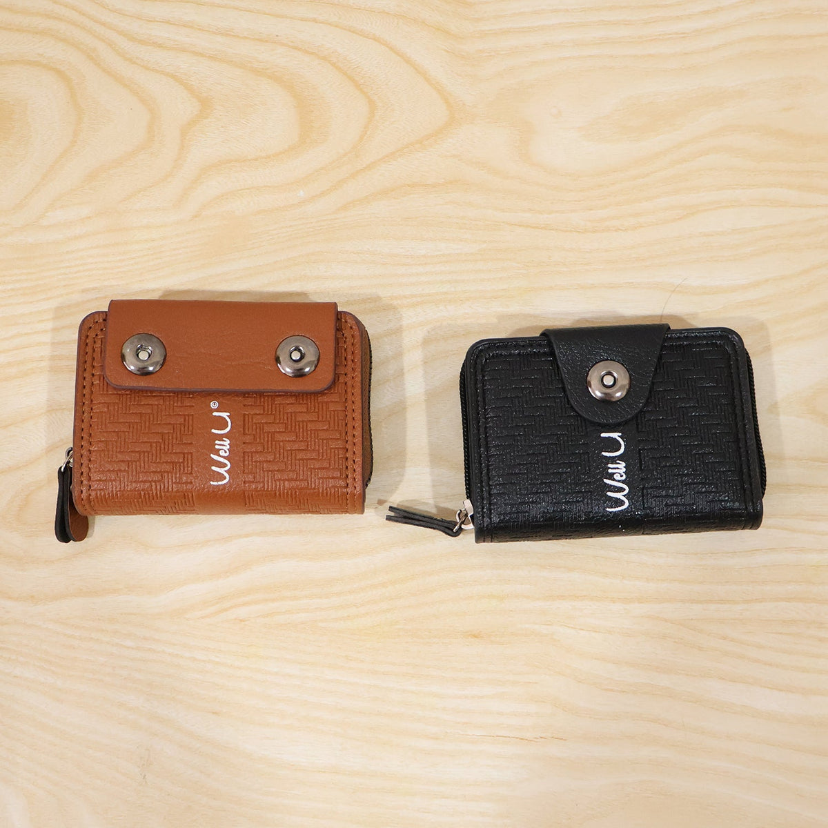 Black Zip-Around Card Holder Wallet β Secure Multi-Card Organizer