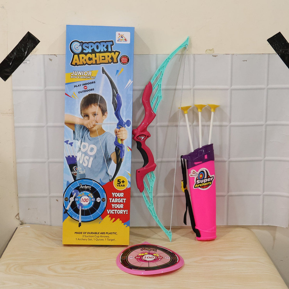 Kids Archery Set β Dhanush Baan Toy with Target & Arrows | Aditi